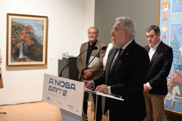 O Parlamento de Galicia expón na Coruña unha selección da súa colección de arte 